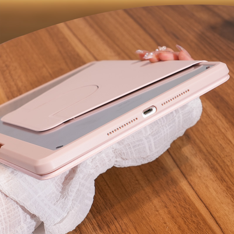 ipadカバー 透明背面スタンド付き保護ケース