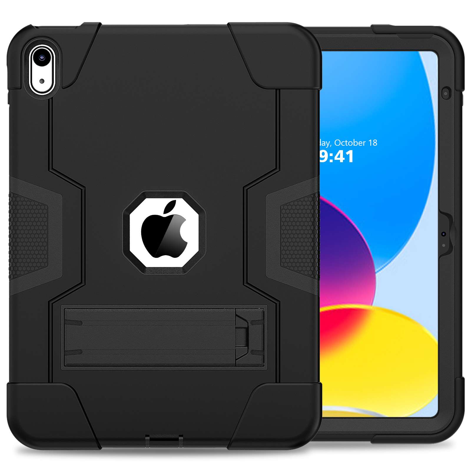iPadケース　 頑丈保護 多機能タブレットケース