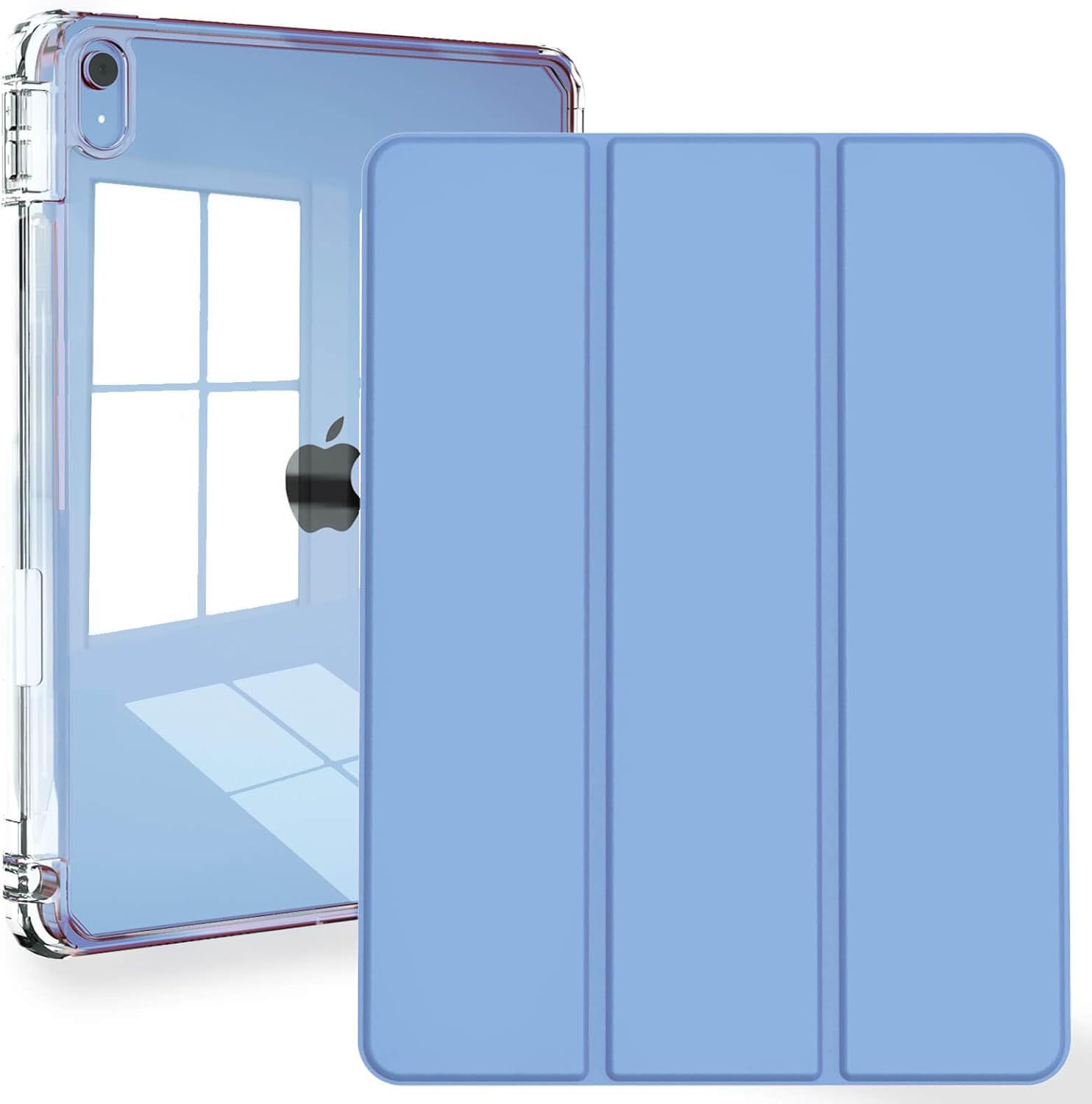 ipadカバー クリア背面三つ折り保護ケース