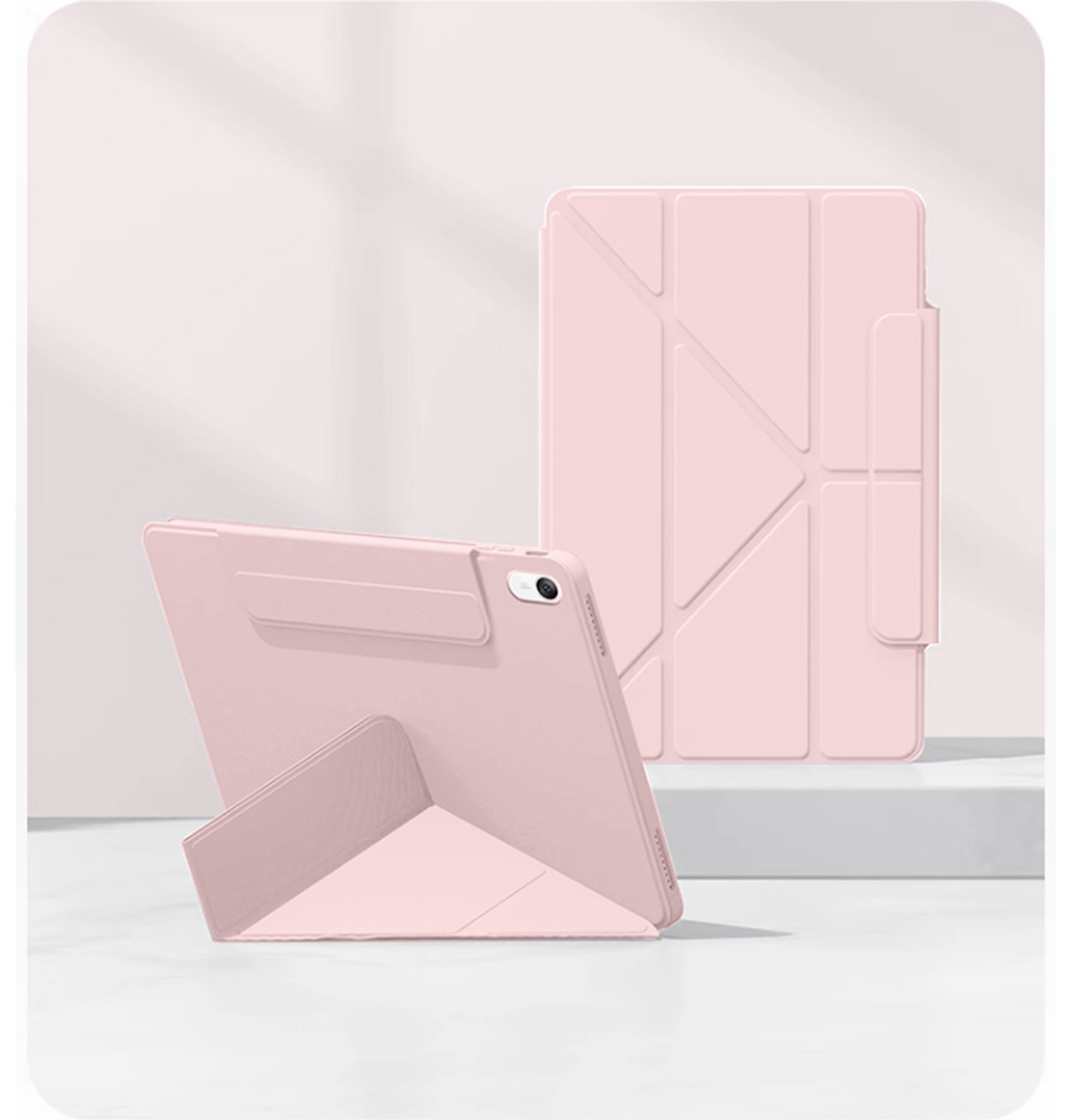 ipadカバー 折り紙風デザイン タブレット保護ケース