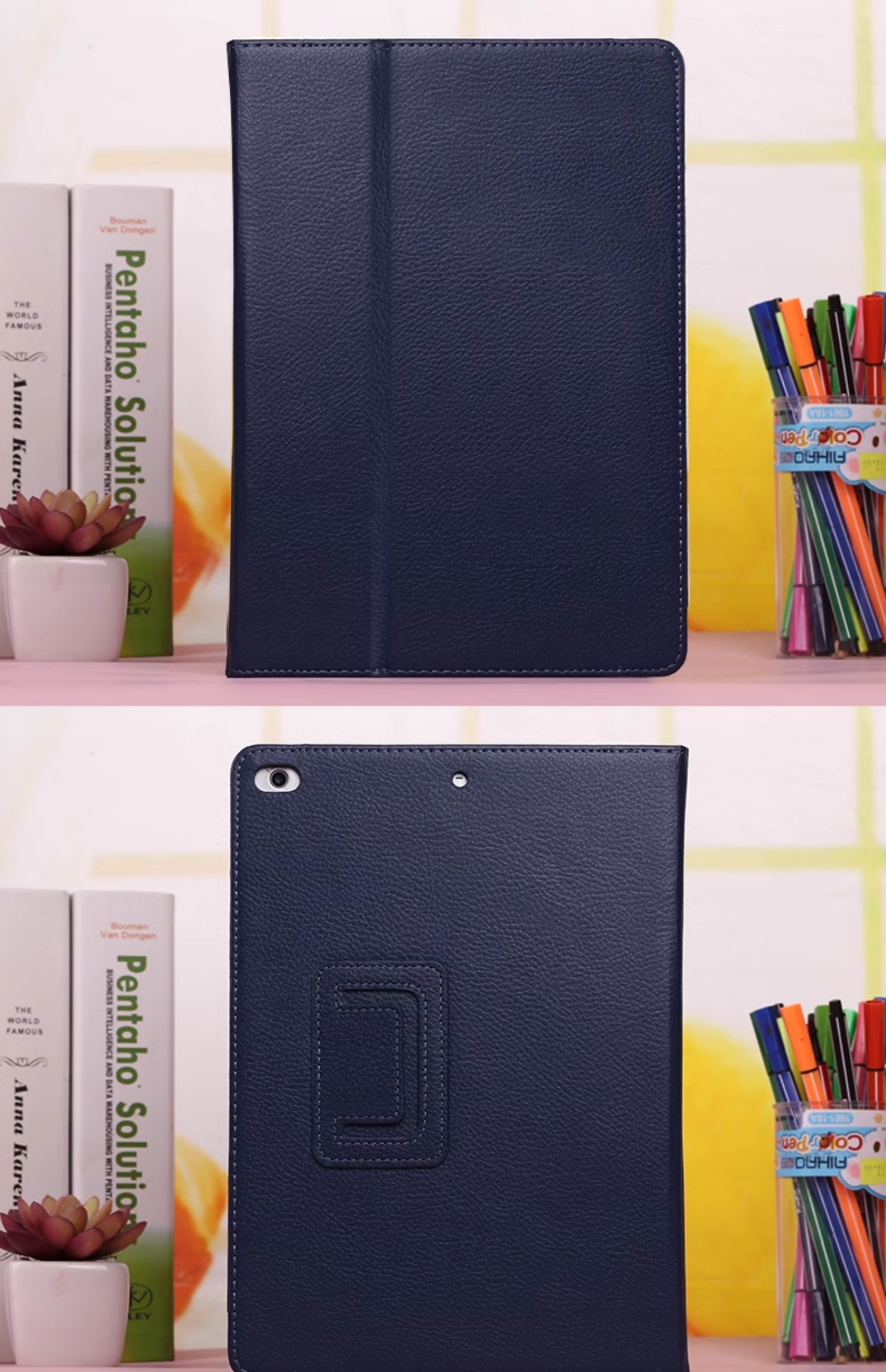 ipadカバー 上質レザー調スタンド機能付き保護ケース