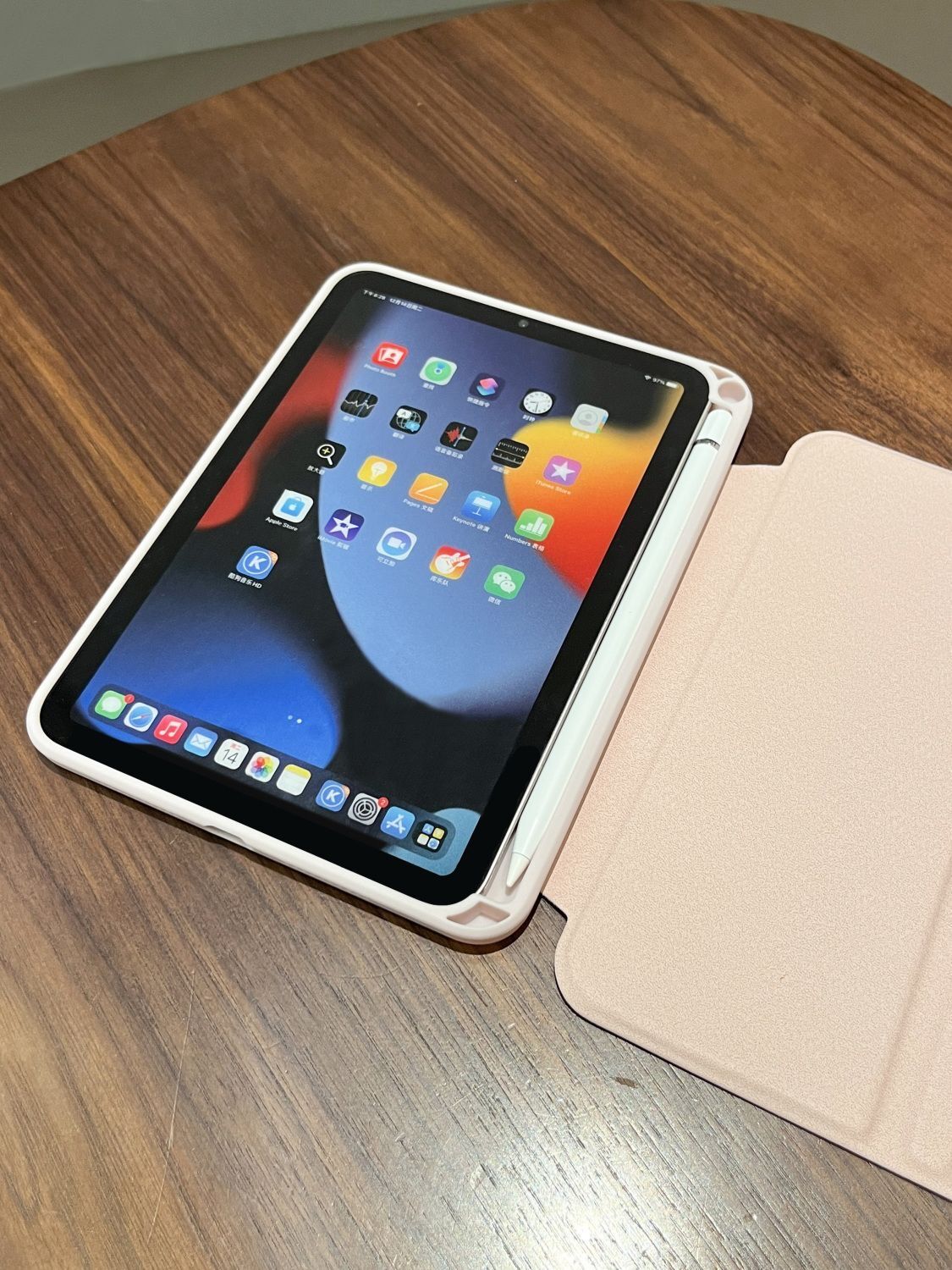ipadカバー シンプル背面ポケット付き保護ケース