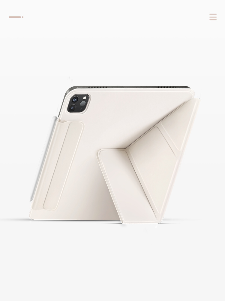 ipadカバー 多機能スタンド付き折り紙風ケース
