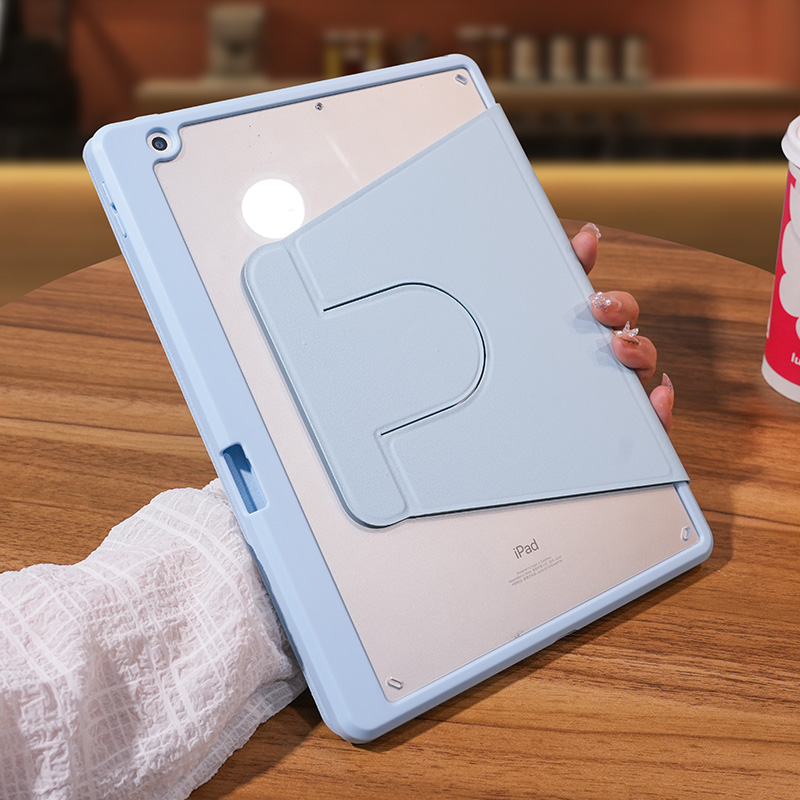 ipadカバー 透明背面スタンド付き保護ケース