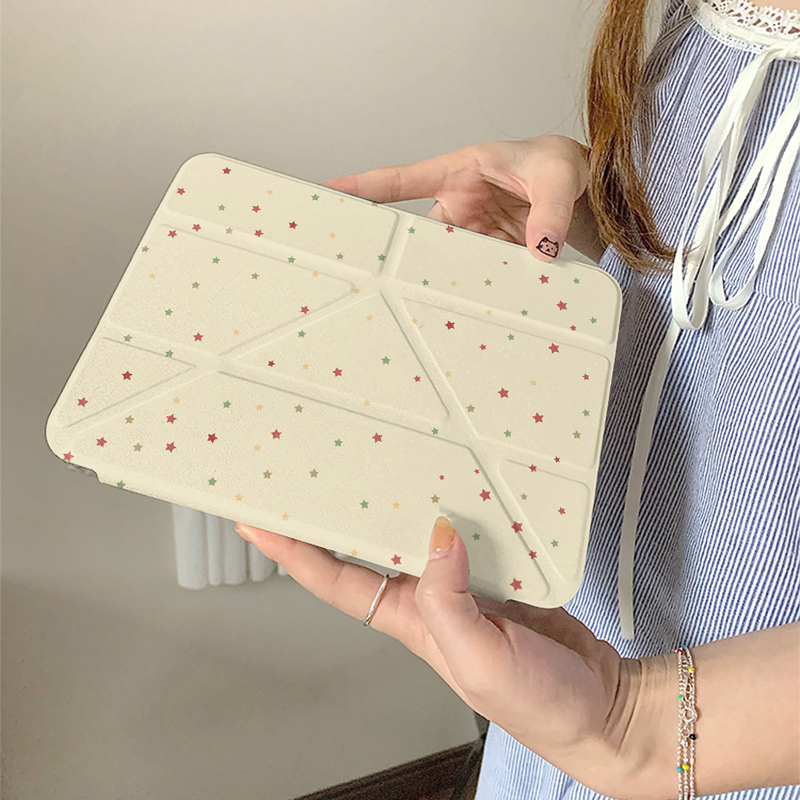 ipadカバー 星空きらめき 折り畳み式保護ケース