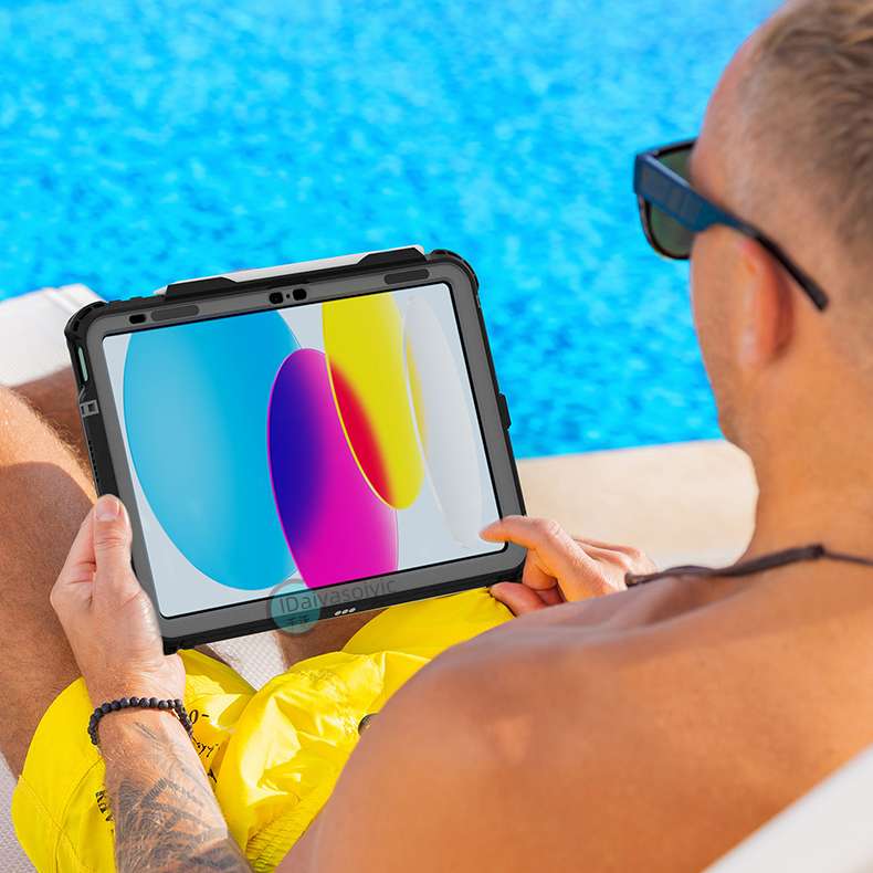 iPadケース 頑丈設計 完全防水対応 保護ケース