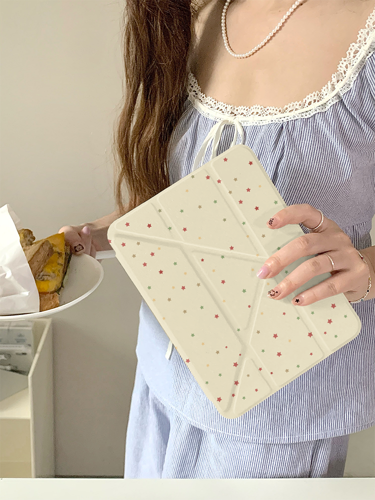 ipadカバー 星空きらめき 折り畳み式保護ケース