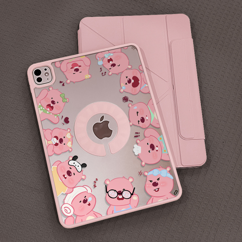 ipadカバー 動物たちの輪で彩る専用プロケース