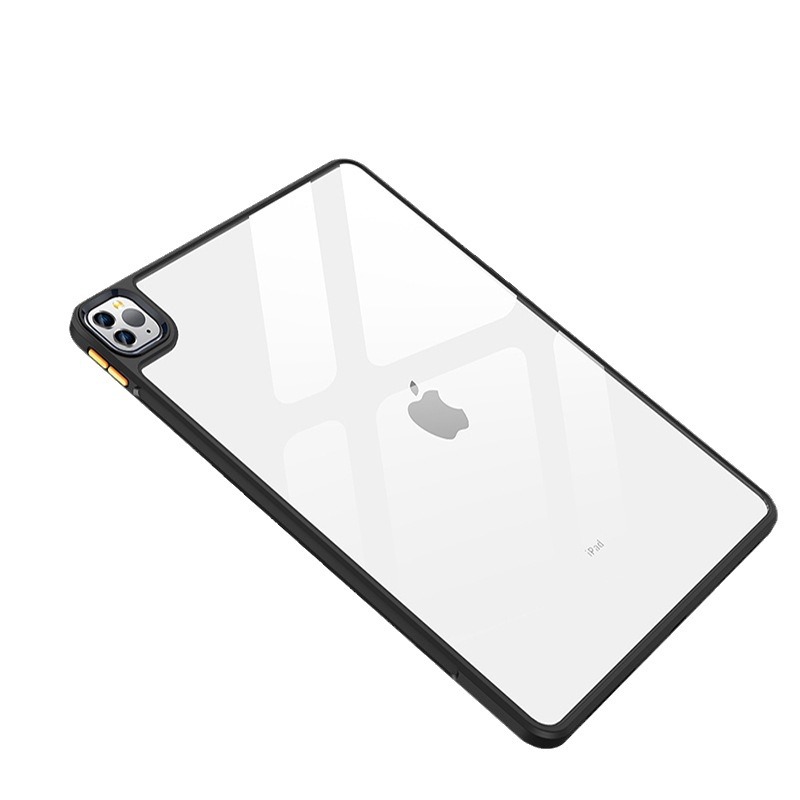 ipadカバー カメラ保護強化透明タブレットケース