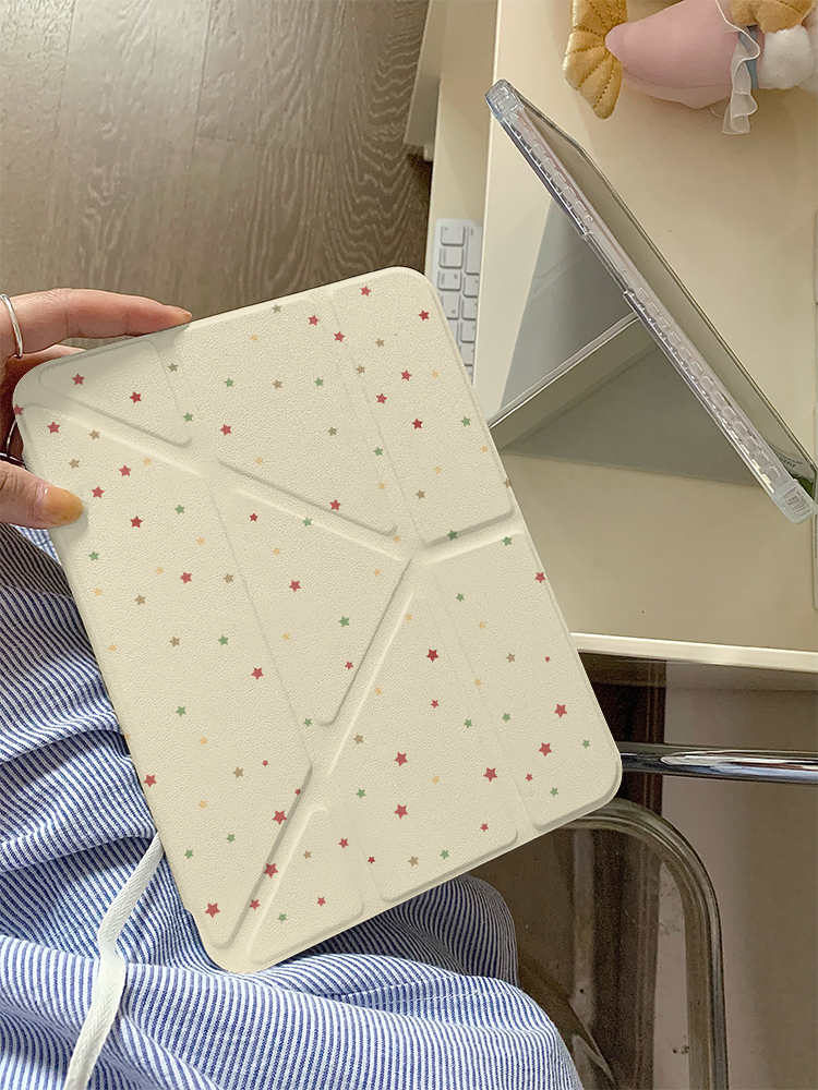 ipadカバー 星空きらめき 折り畳み式保護ケース