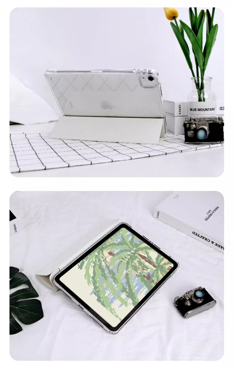 ipadカバー エアプロ用折り畳み式スタンドカバー