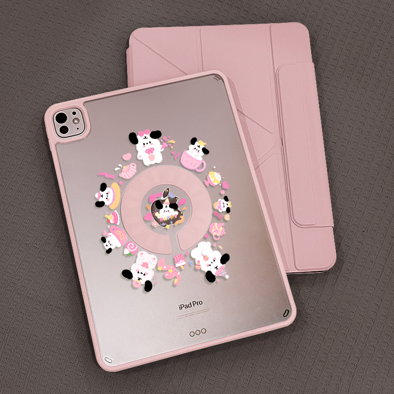 ipadカバー 動物たちの輪で彩る専用プロケース