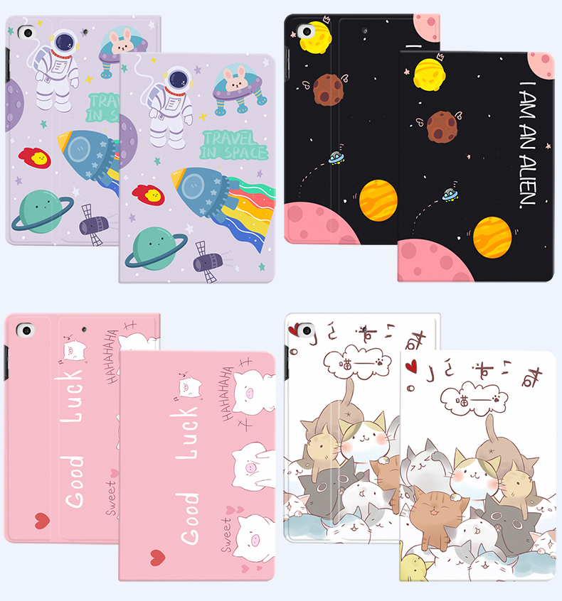 ipadカバー かわいい動物イラスト保護カバー