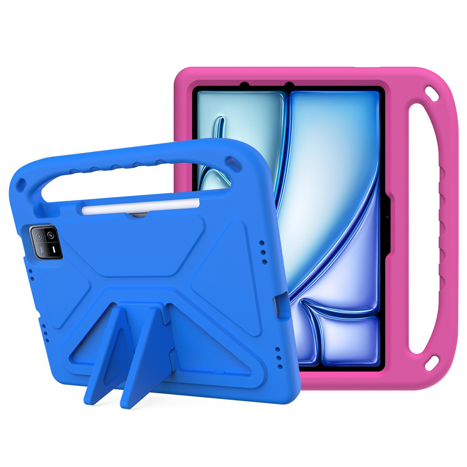 ipadカバー 子供向け耐衝撃持ち手付きタブレット保護ケース