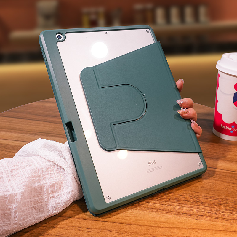 ipadカバー 透明背面スタンド付き保護ケース