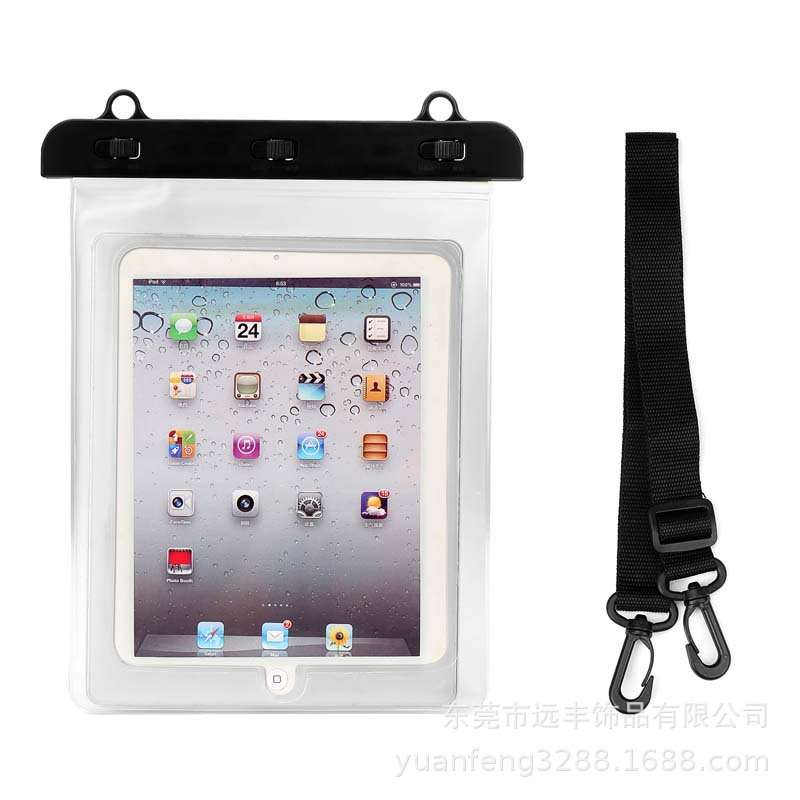 iPadケース 防水対応タブレットケース ストラップ付き