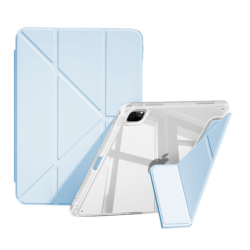 ipadカバー 幾何学模様 折り畳みスタンド付きケース