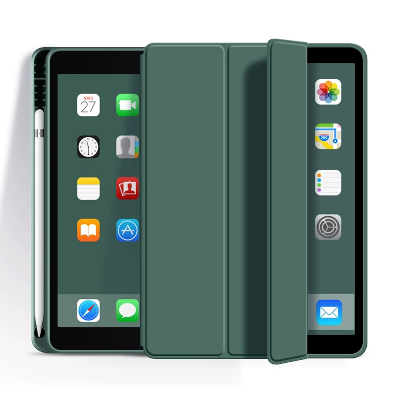 ipadカバー 三つ折り式マグネット収納ケース