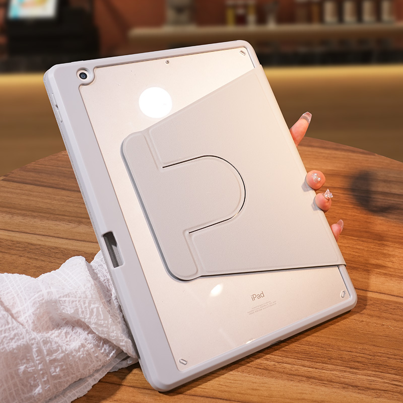 ipadカバー 透明背面スタンド付き保護ケース
