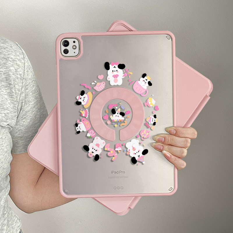 ipadカバー 動物たちの輪で彩る専用プロケース
