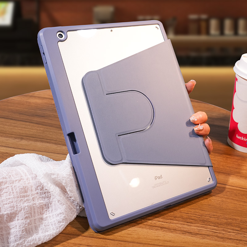 ipadカバー 透明背面スタンド付き保護ケース