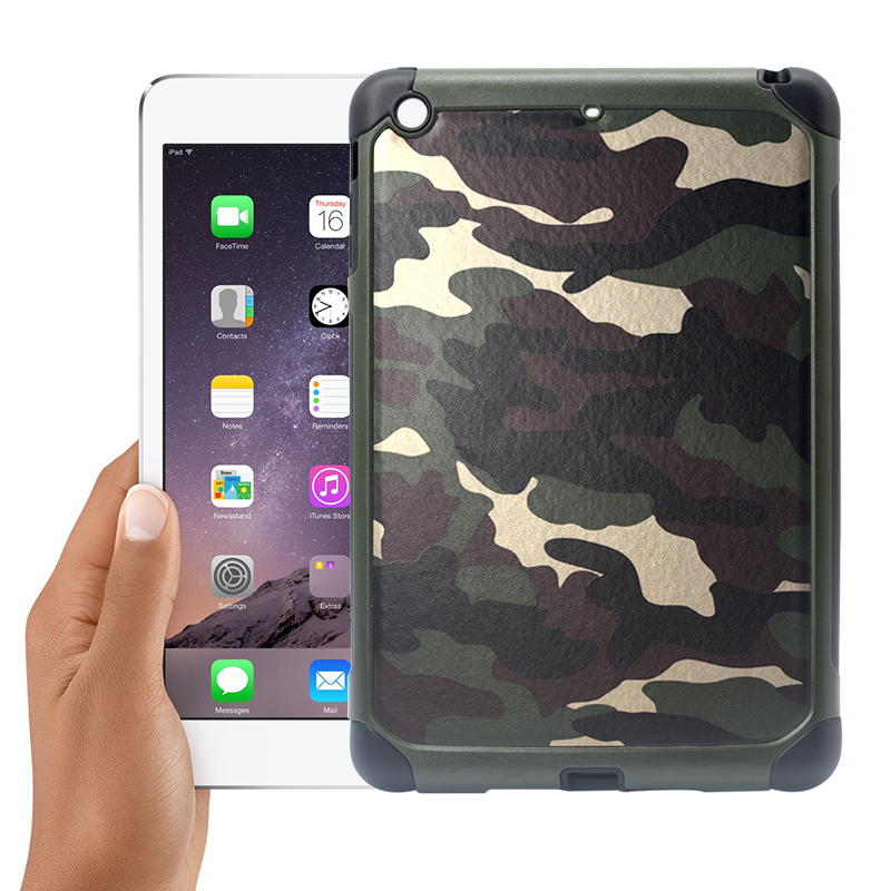 タブレットケース 迷彩柄/耐衝撃/四隅保護付きアイパッドケース iPad/iPad Air/iPad Pro/mini