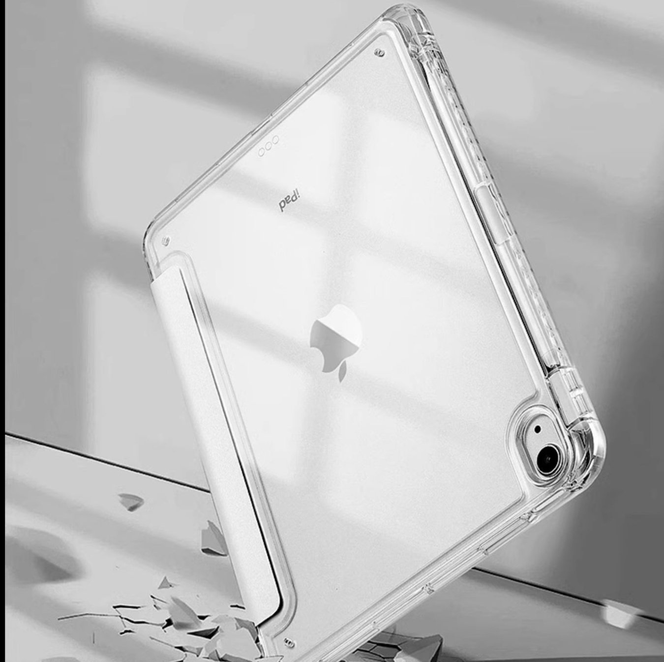 タブレットケース 高透明 耐黄変 保護背面カバー