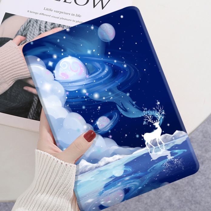 タブレットケース 宇宙飛行士と猫ちゃん 可愛いタブレット保護カバー