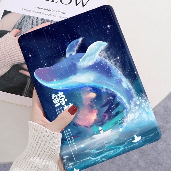 タブレットケース 宇宙飛行士と猫ちゃん 可愛いタブレット保護カバー