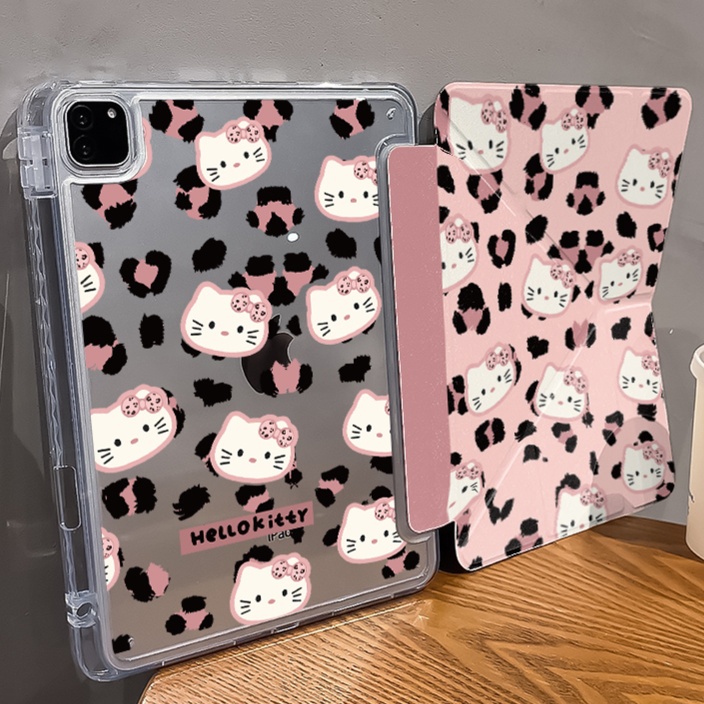 タブレットケース ねこ柄ヒョウ模様タブレット保護ケース