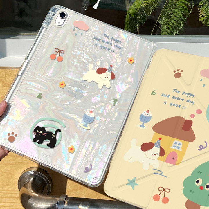タブレットケース 月と動物たちの夢見るタブレットカバー