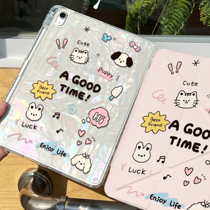 タブレットケース 月と動物たちの夢見るタブレットカバー