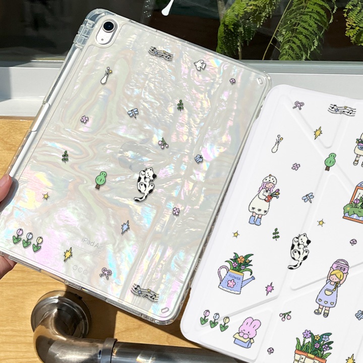 タブレットケース 月と動物たちの夢見るタブレットカバー