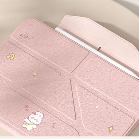 タブレットケース かわいい雲模様 折りたたみ式軽量保護ケース