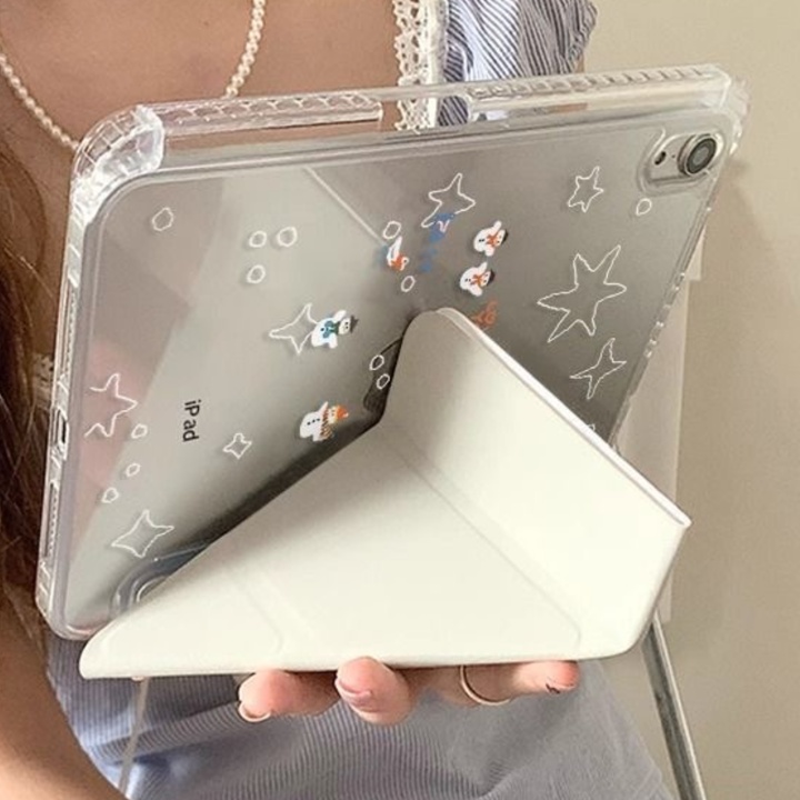 タブレットケース 星空きらめき 折り畳み式保護カバー
