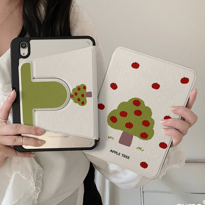 タブレットケース もこもこくまさんの冬支度タブレットカバー