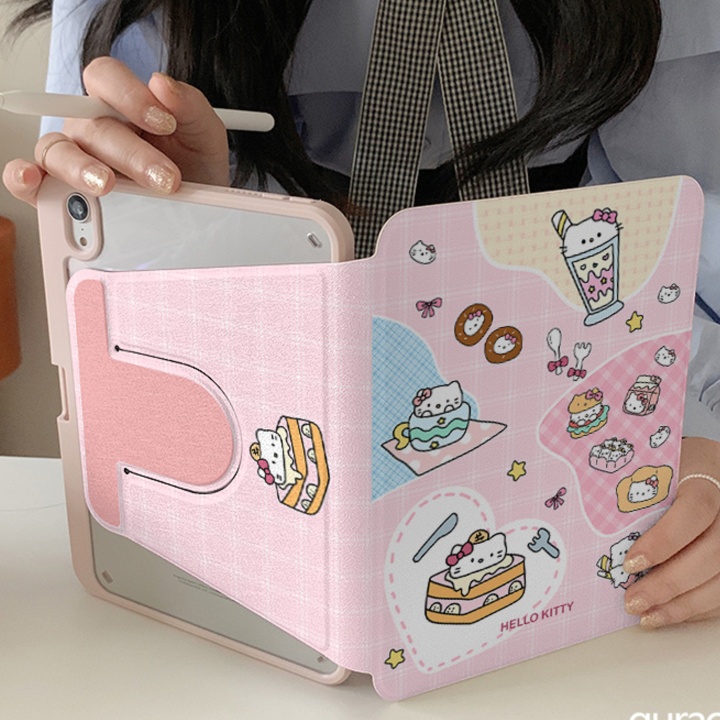 タブレットケース もこもこくまさんの冬支度タブレットカバー