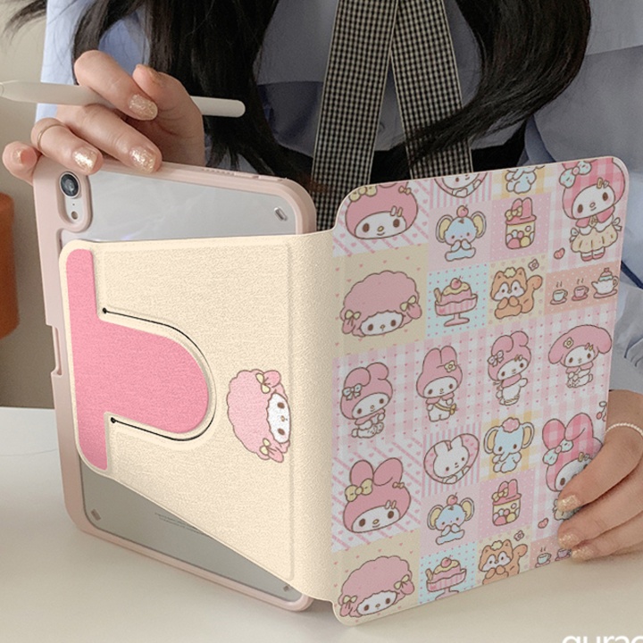 タブレットケース もこもこくまさんの冬支度タブレットカバー