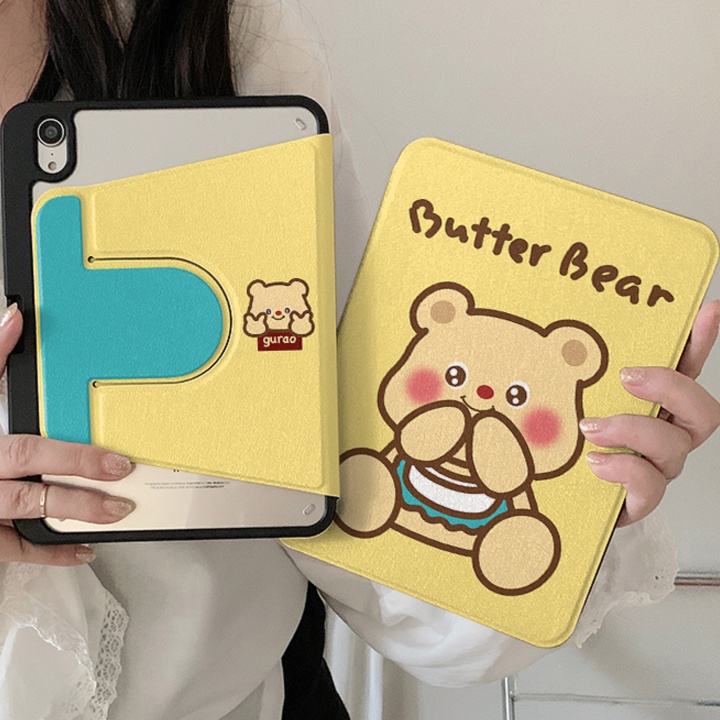 タブレットケース ねこキャラクター かわいい 保護カバー