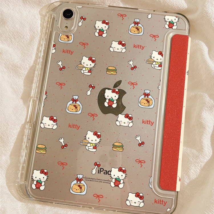 タブレットケース かわいい猫キャラクター柄 タブレット保護カバー