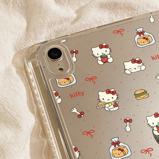 タブレットケース かわいい猫キャラクター柄 タブレット保護カバー
