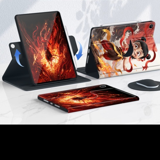 iPad保護ケース/360度回転式タブレット保護ケース