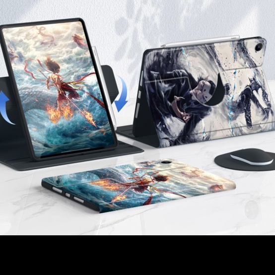 iPad保護ケース/360度回転式タブレット保護ケース