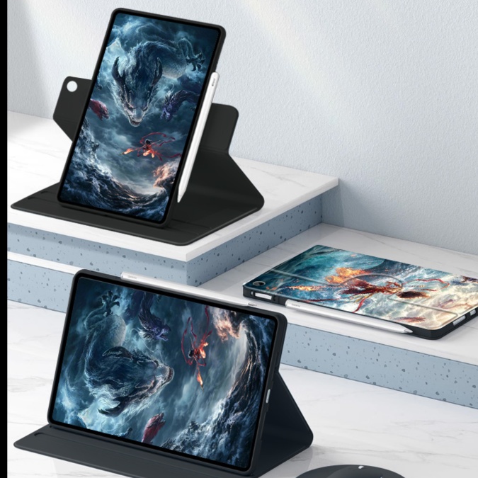 iPad保護ケース/360度回転式タブレット保護ケース