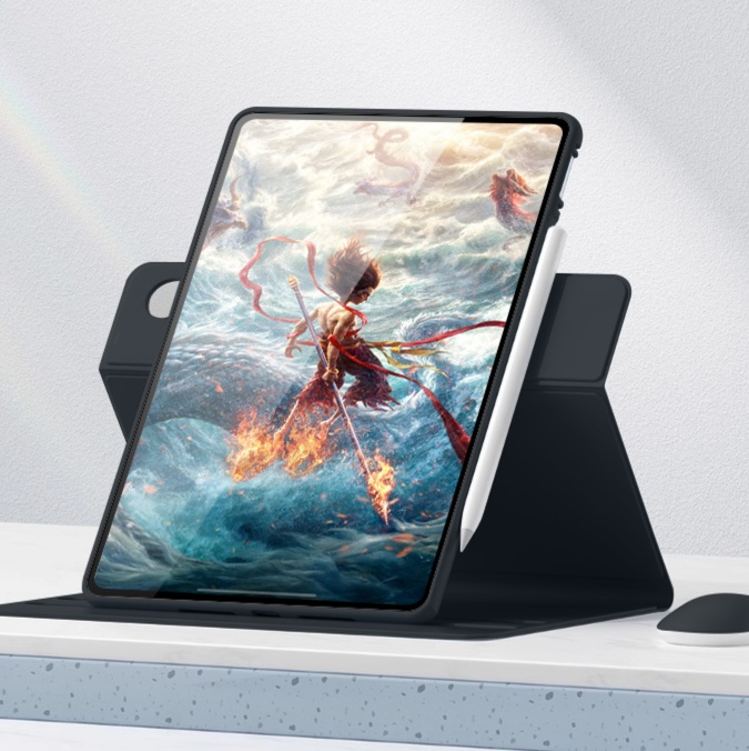 iPad保護ケース/360度回転式タブレット保護ケース