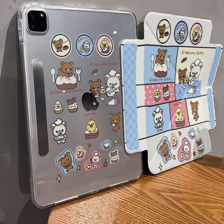 タブレットケース かわいい猫柄 豹模様 保護カバー