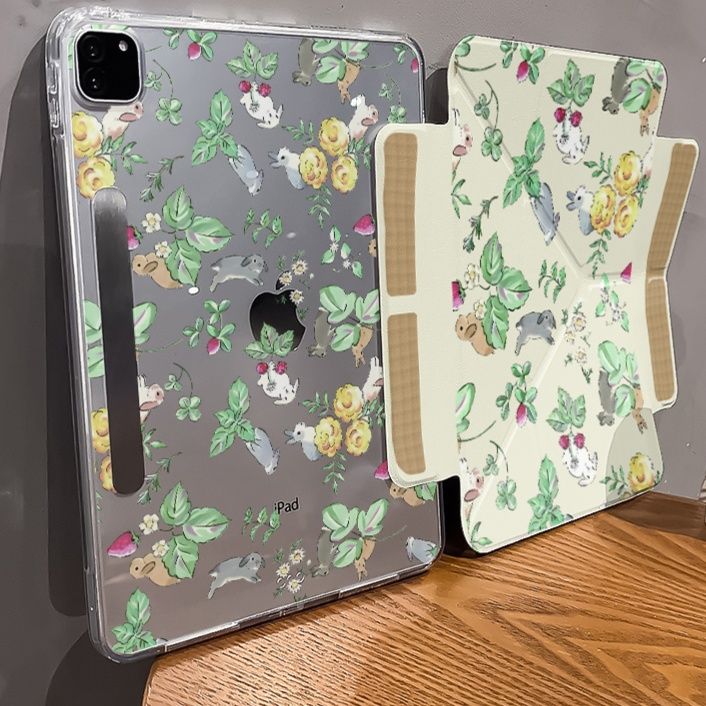 タブレットケース かわいい猫柄 豹模様 保護カバー