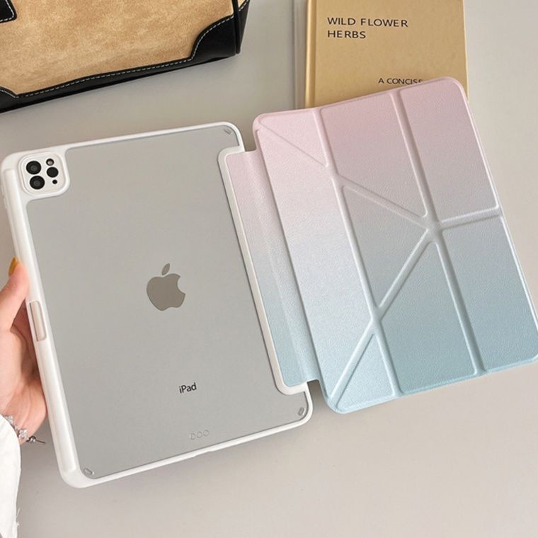 タブレットケース タブレットケース グラデーション折り紙タブレットカバー