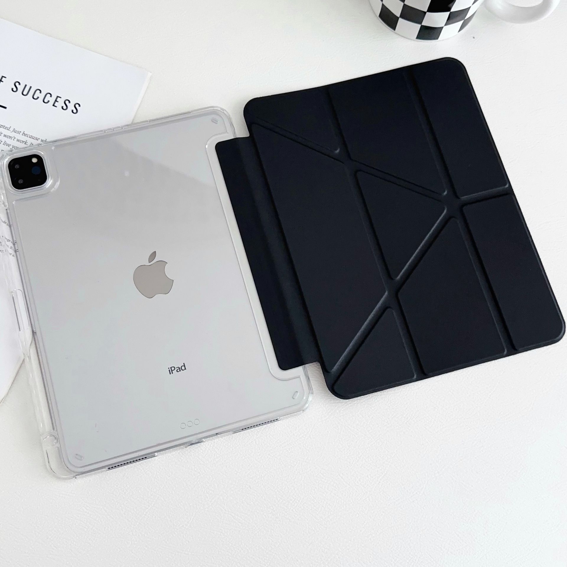 タブレットケース タブレットケース グラデーション折り紙タブレットカバー