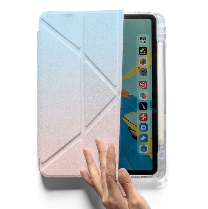 タブレットケース タブレットケース 折り紙デザイン 多機能保護タブレットカバー